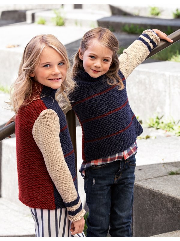 Lana Grossa PULLOVER BINGO Melange (GOTS)/Lala Berlin Shiny