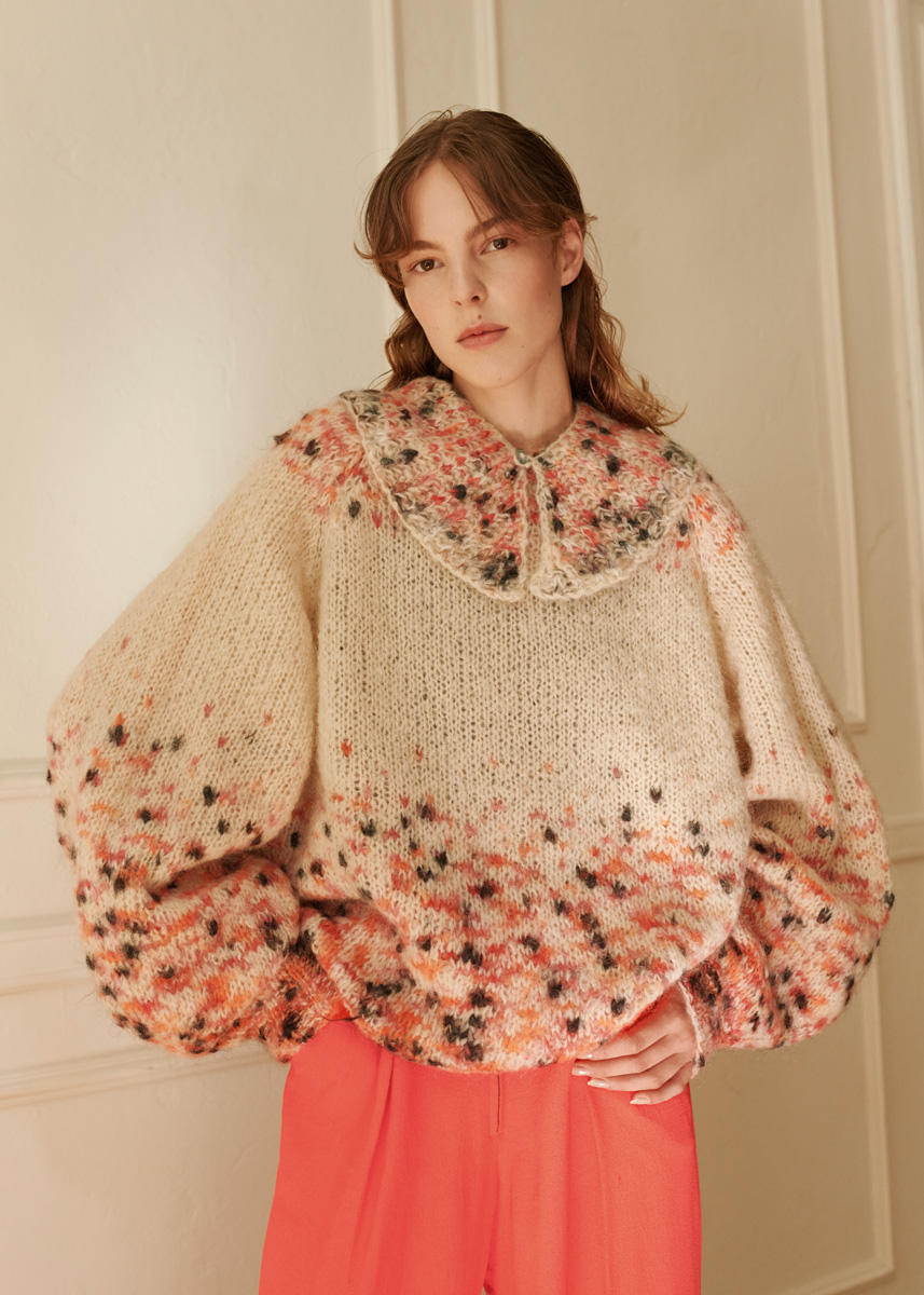 skære ned sweater helt bestemt Lana Grossa PULLOVER Lala Berlin Brushy | ABOUT BERLIN No. 10 - Design 29 |  FILATI Knitting Pattern - Model Packages