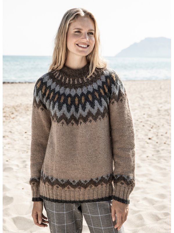 Lana Grossa PULLOVER Alpaca Peru 100/Peru Tweed