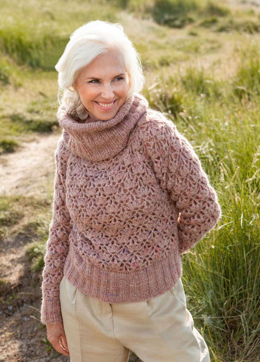 Lana Grossa PULLOVER Lala Berlin Lovely Fine Tweed