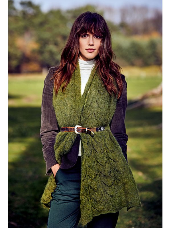 Lana Grossa WRAP IN CHEVRON LACE Gomitolo Silkhair