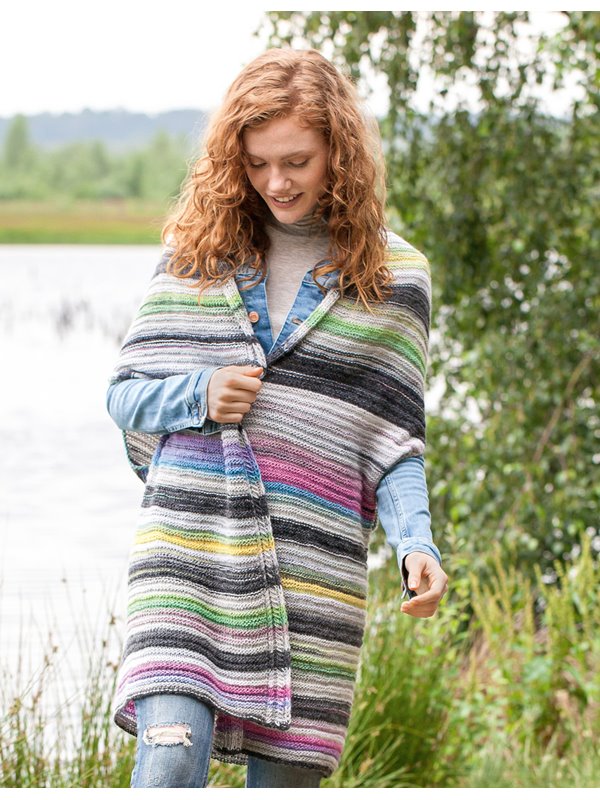 Lana Grossa WRAP WITH HOOD Gomitolo Molto