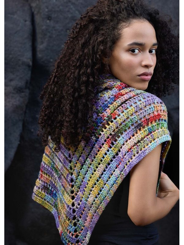 Lana Grossa TRIANGULAR SHAWL Cotonella Multi