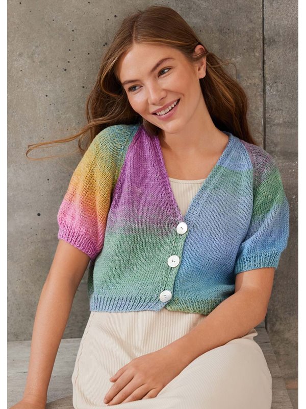 Lana Grossa SHORT RAGLANJACKET Cotonella