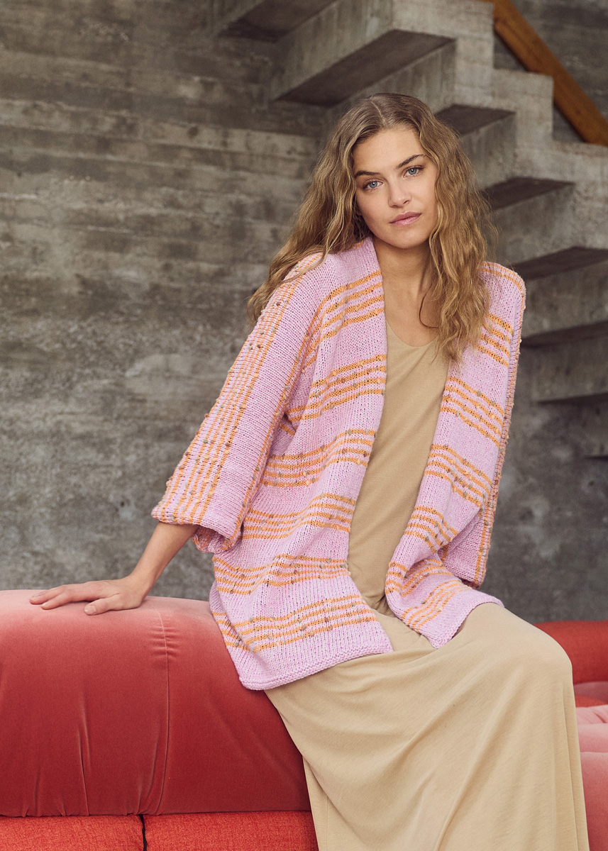 KIMONO-JACKET Summer Softness & Popcorn from Lana Grossa
