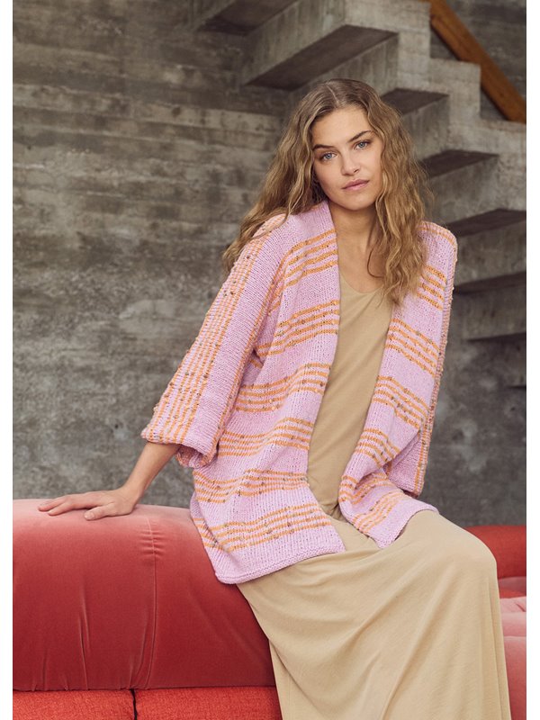 Lana Grossa KIMONO-JACKET Summer Softness & Popcorn