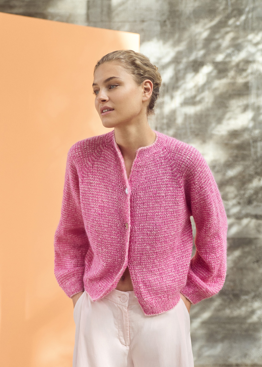 STRIPED JACKET SETASURI from Lana Grossa