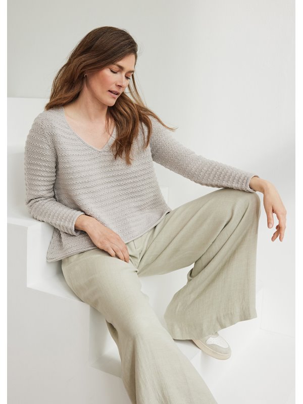 Lana Grossa V-PULLOVER Merino Uno