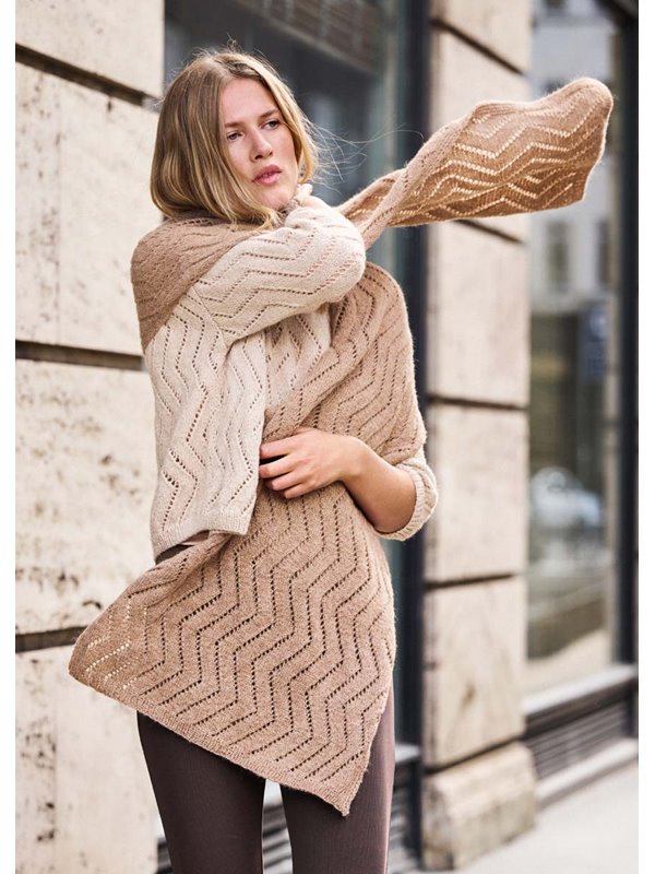 Lana Grossa SHAWL Natural Lama Fine