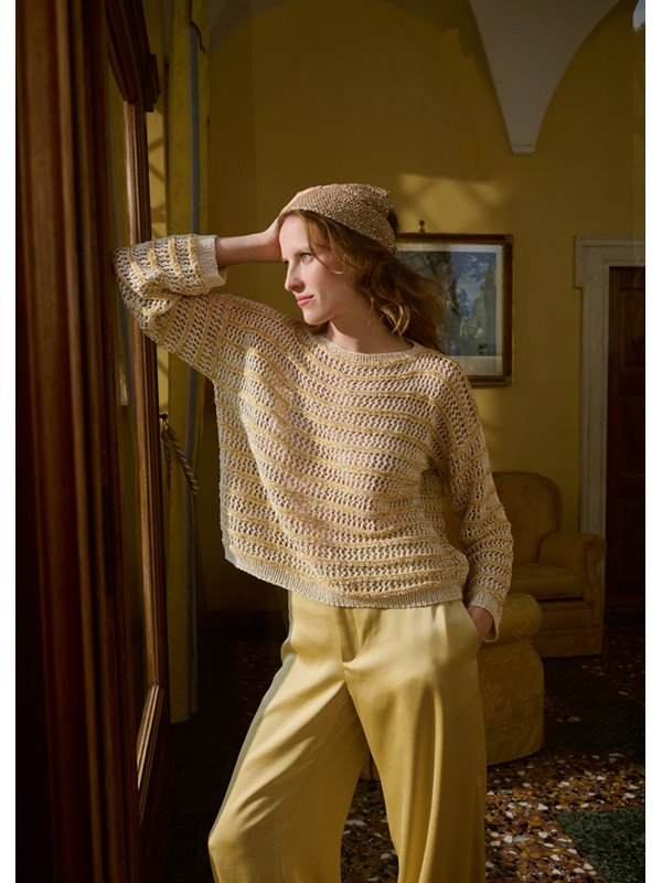 Lana Grossa PULLOVER Filo Lurex & Glamour
