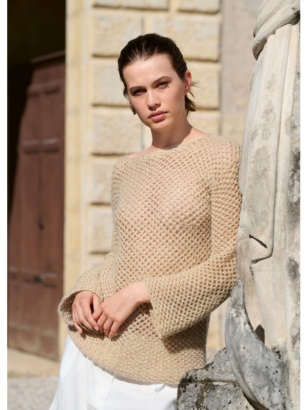 Lana Grossa CROCHET PULLOVER Setasuri & Glamour