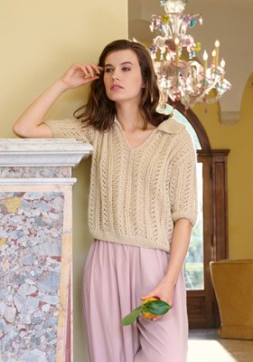 Lana Grossa POLO SHIRT Setasuri Pearls
