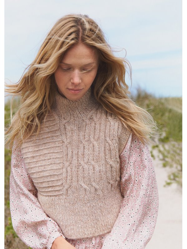 Lana Grossa SLIPOVER Natural Alpaca Pelo