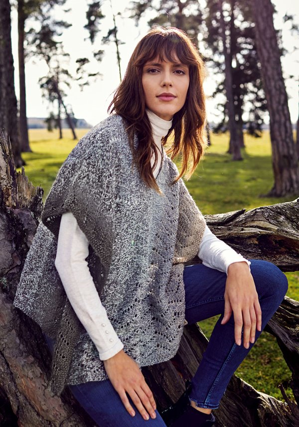 NOVICA Scialle/Wrap In Alpaca E Lana Misti – Colore Nero, Modello Bold Black, Taglia Unica, Peruviano