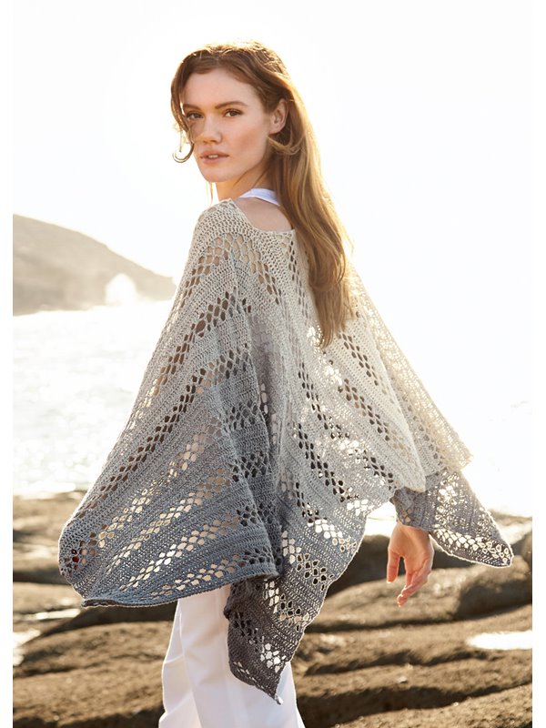Lana Grossa PONCHO-TOP Twisted Summer Shades | SHADES OF COTTON Flyer ...