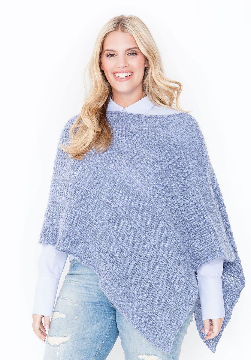 Lana Grossa PONCHO/SHAWL Lace Seta/Silkhair Paillettes