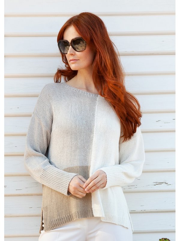 Lana Grossa PULLOVER Solo Lino