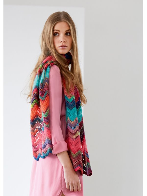 Lana Grossa SCARF Colorissimo & Silkhair