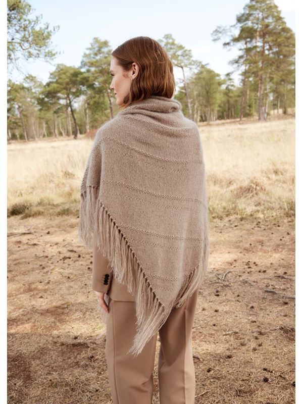 Lana Grossa TRIANGULAR SHAWL Ecopuno & Silkhair