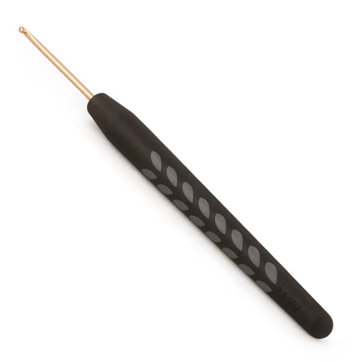 Lana Grossa Crochet hook GOMMA (with soft grip) 2mm