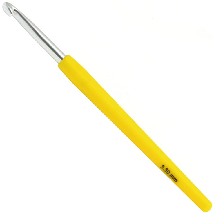 Lana Grossa Crochet hook design color (with soft grip) 5,5mm