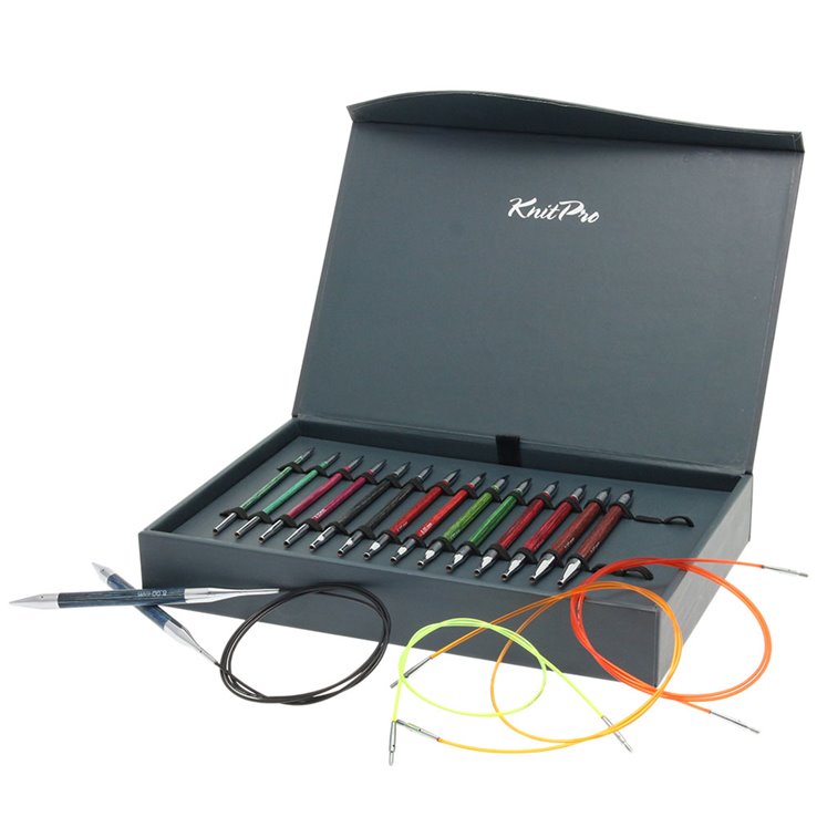 Lana Grossa Needle-Kit Design-Wood Silver-Tip