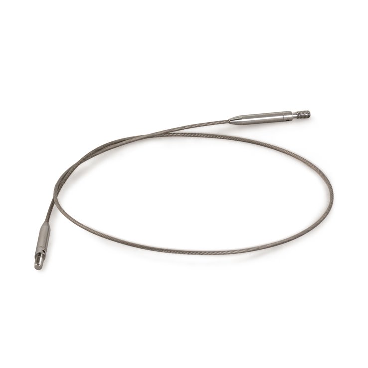 Lana Grossa Interchangeable cable Vario stainless steel fine 60cm swivel