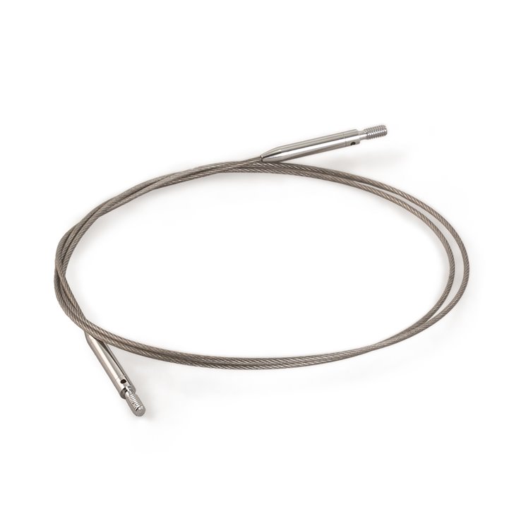 Lana Grossa Interchangeable cable Vario stainless steel fine 80cm swivel