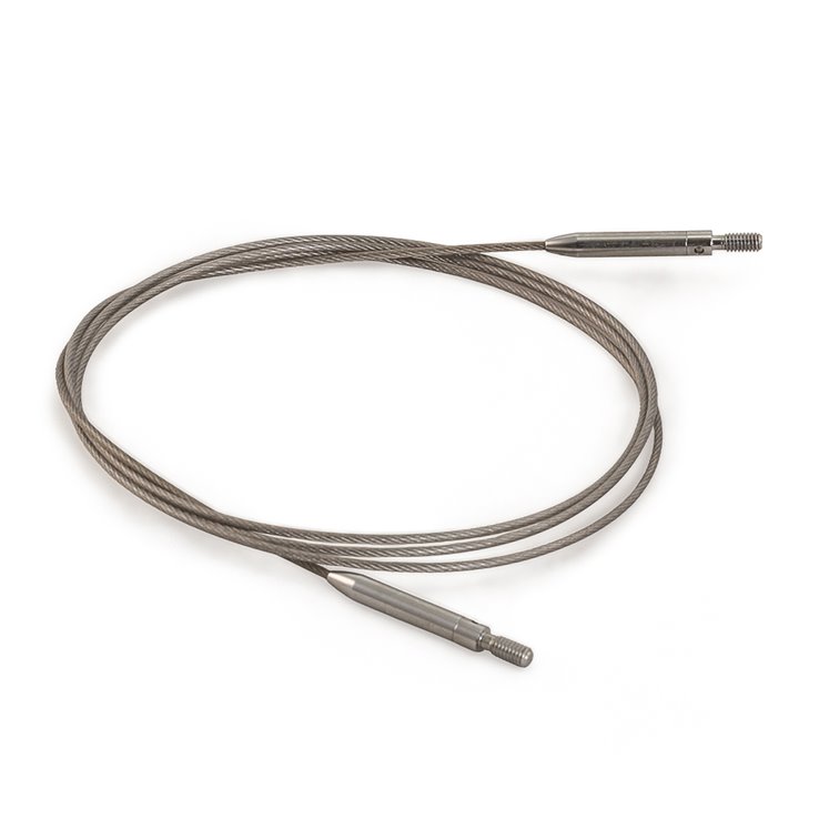 Lana Grossa Interchangeable cable Vario stainless steel fine 100cm swivel