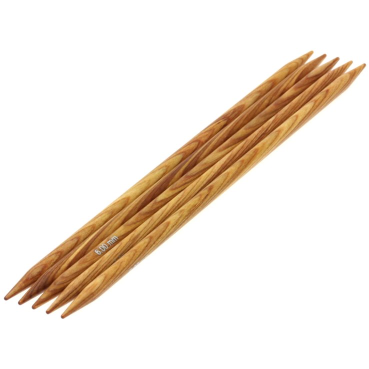 Lana Grossa Double pointed needles design-wood Signal 6mm/20cm