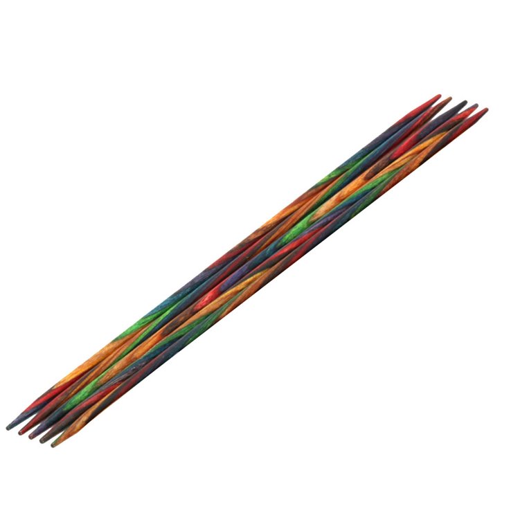 Lana Grossa Double pointed needles design-wood multicolor 3,25mm/15cm
