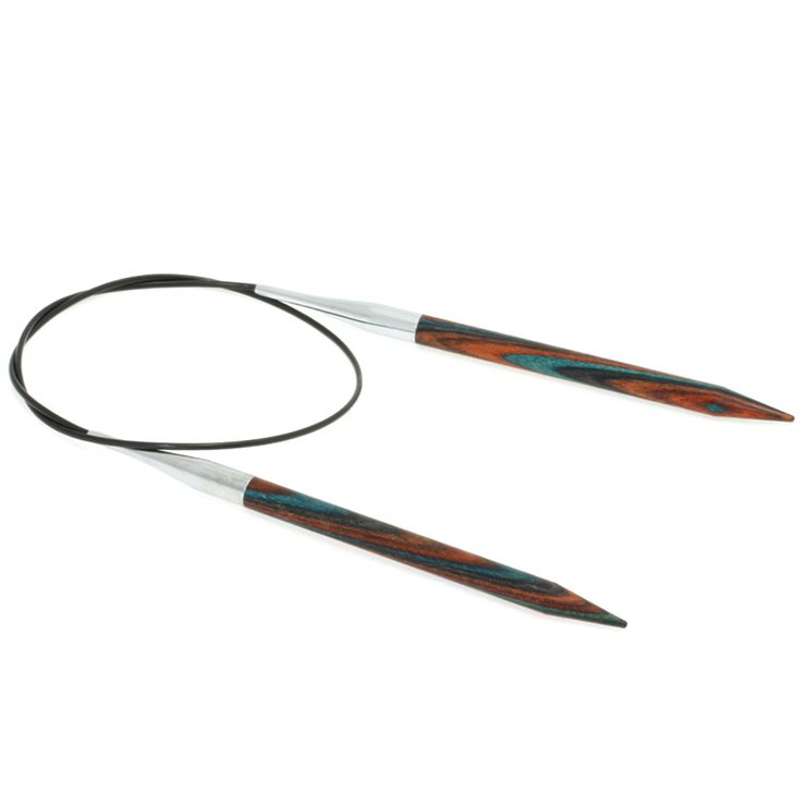 Lana Grossa Circular knitting needle design-wood color 7mm/60cm