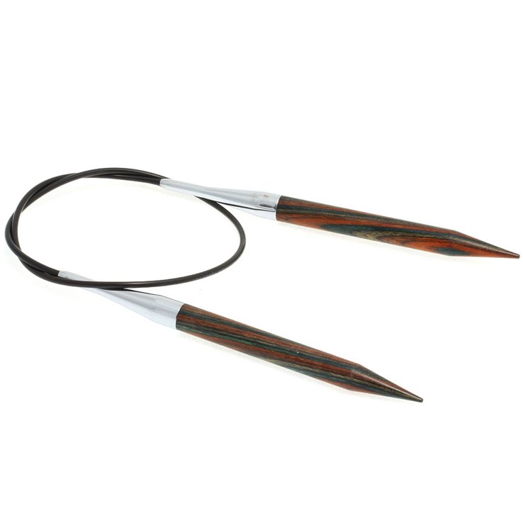 Lana Grossa Circular knitting needle design-wood color 9mm/60cm