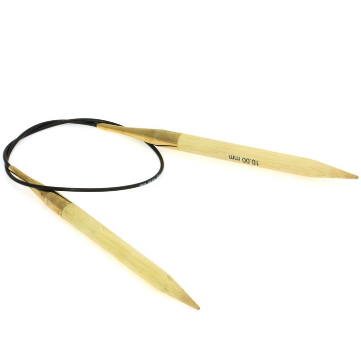 Lana Grossa Circular knitting needle bamboo size10mm/60cm