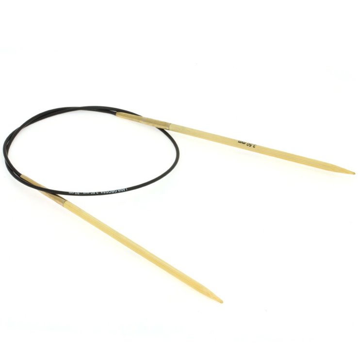 Lana Grossa Circular knitting needle bamboo 3,5mm/60cm