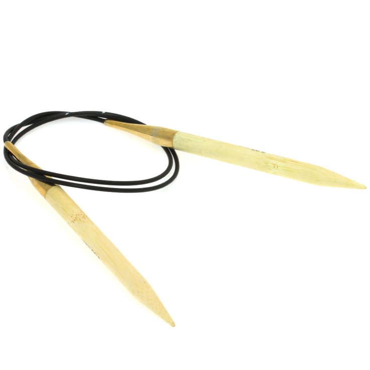 Lana Grossa Circular knitting needle bamboo 9mm/80cm