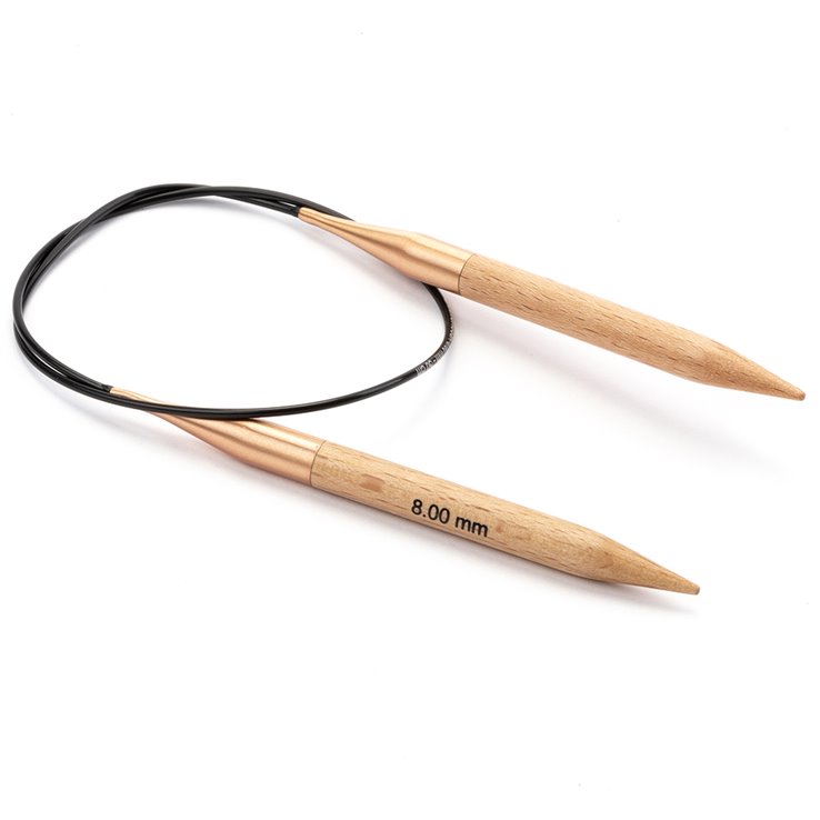 Lana Grossa Circular knitting needle beech 8mm/50cm