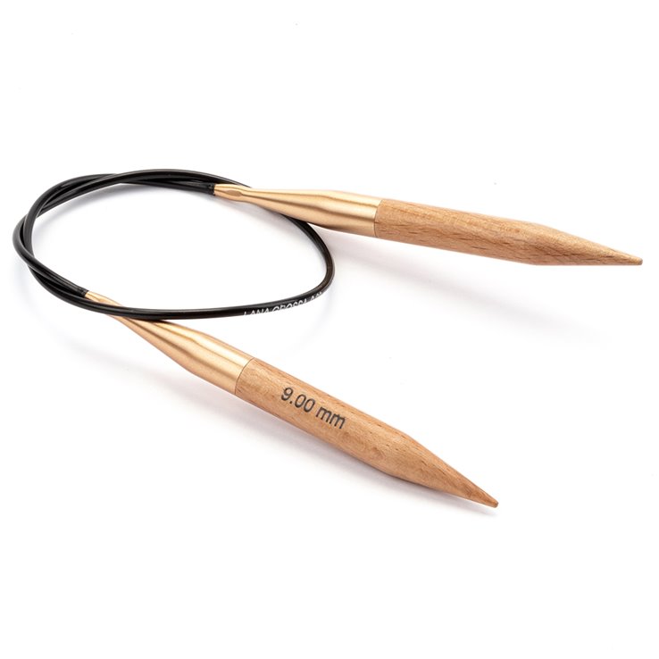 Lana Grossa Circular knitting needle beech 9mm/50cm