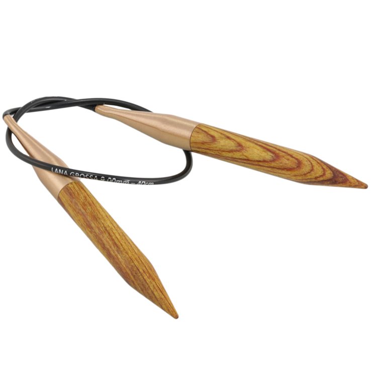 Lana Grossa Circular knitting needle design-wood Signal 9mm/40cm