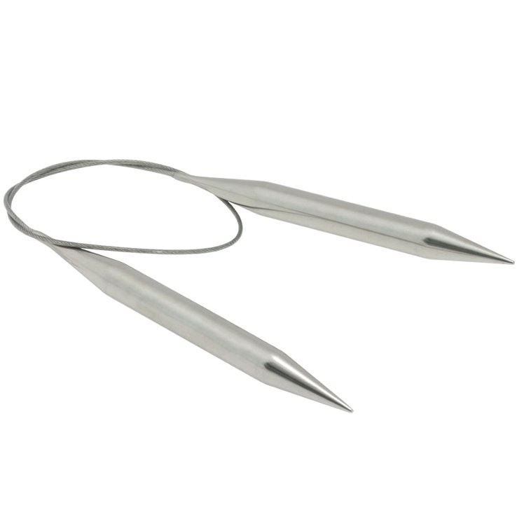 Lana Grossa Circular knitting needle stainless steel 12mm/60cm
