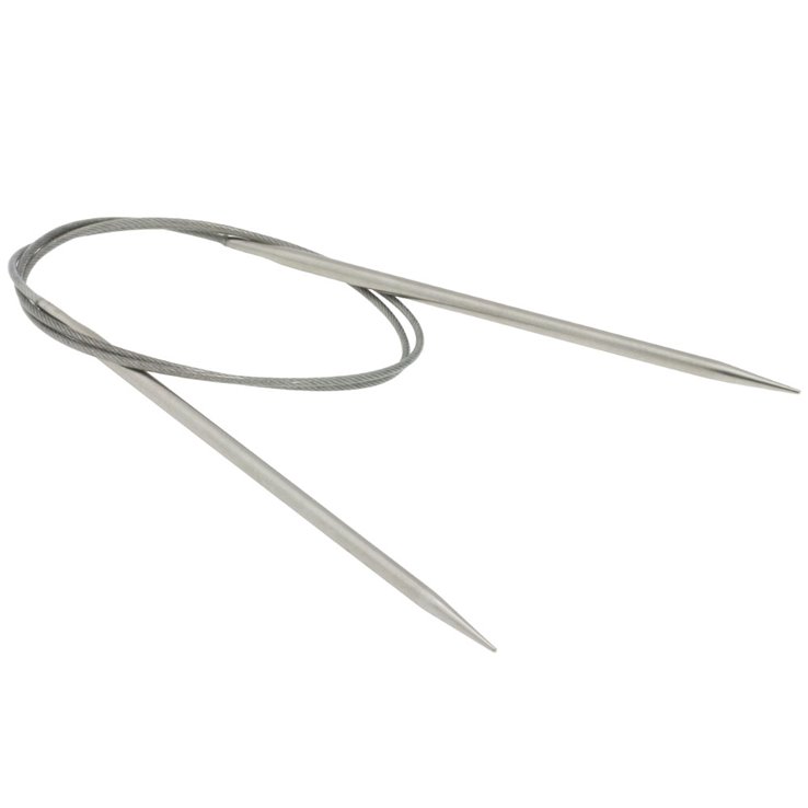 Lana Grossa Circular knitting needle stainless steel 4mm/80cm