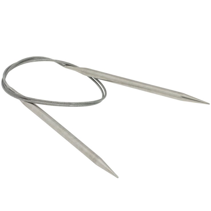 Lana Grossa Circular knitting needle stainless steel 6mm/80cm