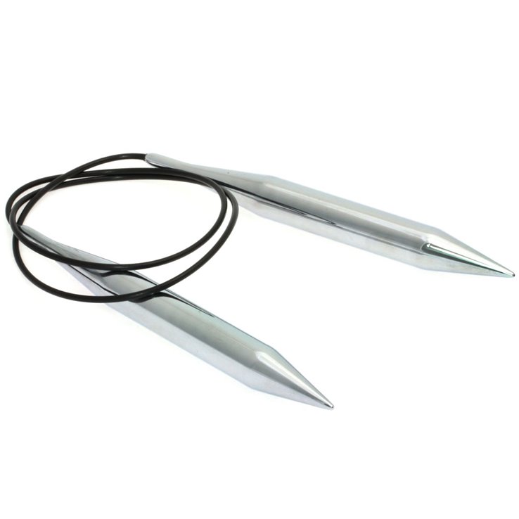 Lana Grossa Circular knitting needle brass size15mm/80cm