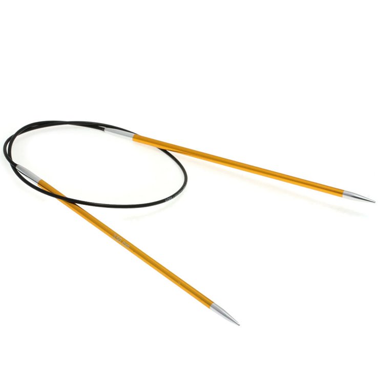 Lana Grossa Circular knitting needle aluminum Rainbow 3,5mm/60cm