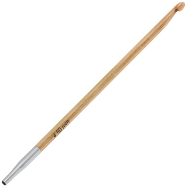 Lana Grossa Tunisian crochet hook design-wood 4,5 mm
