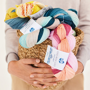 Hand-dyed <br> yarns