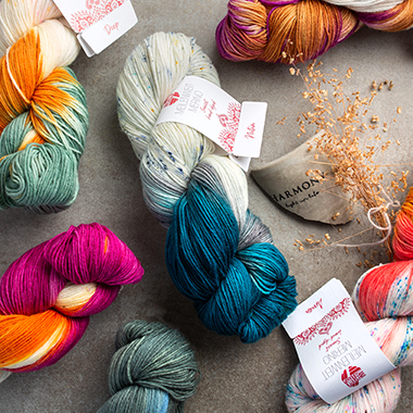 Hand-dyed <br> yarns