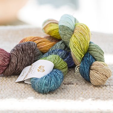 Hand-dyed <br> yarns